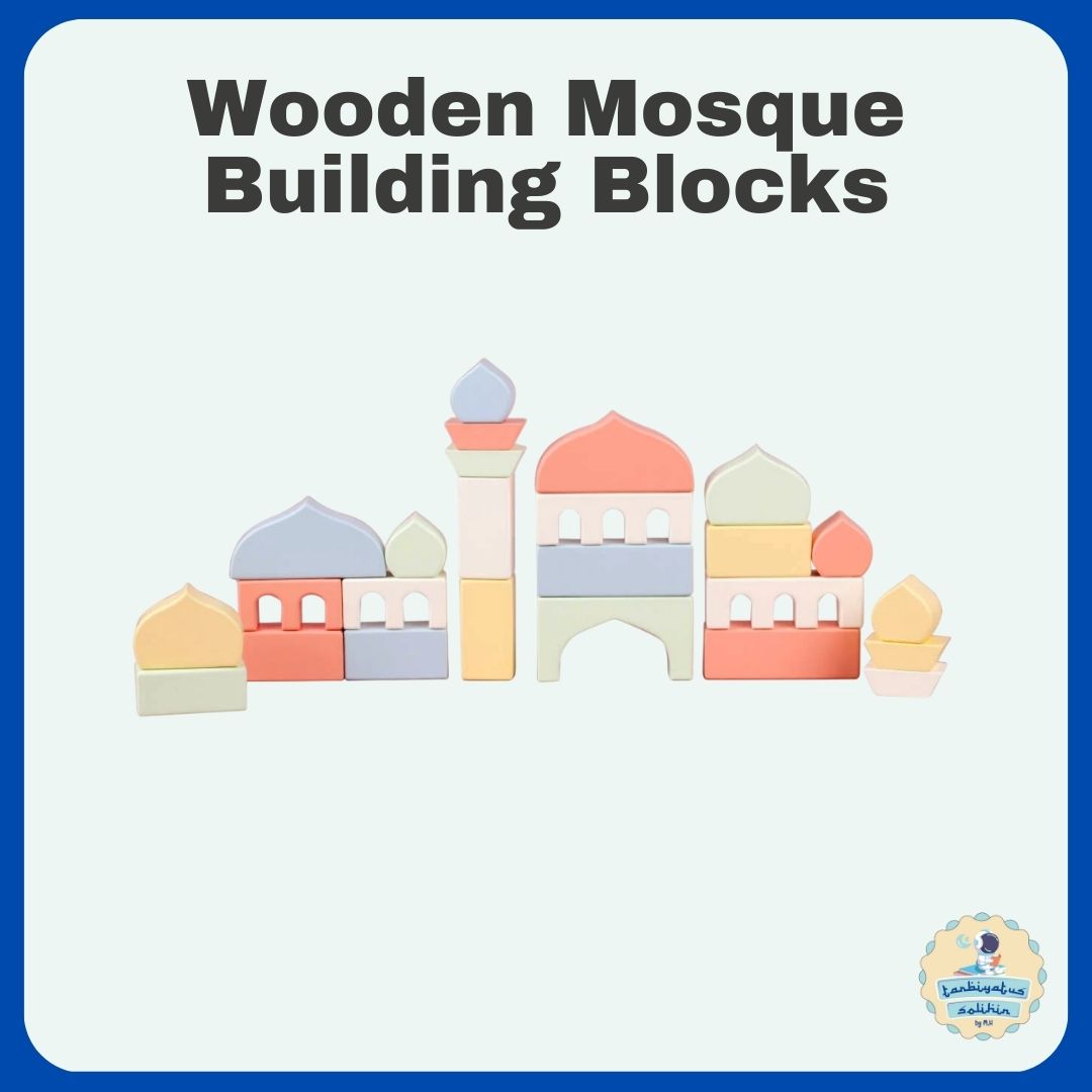 Wooden Mosque Building Blocks