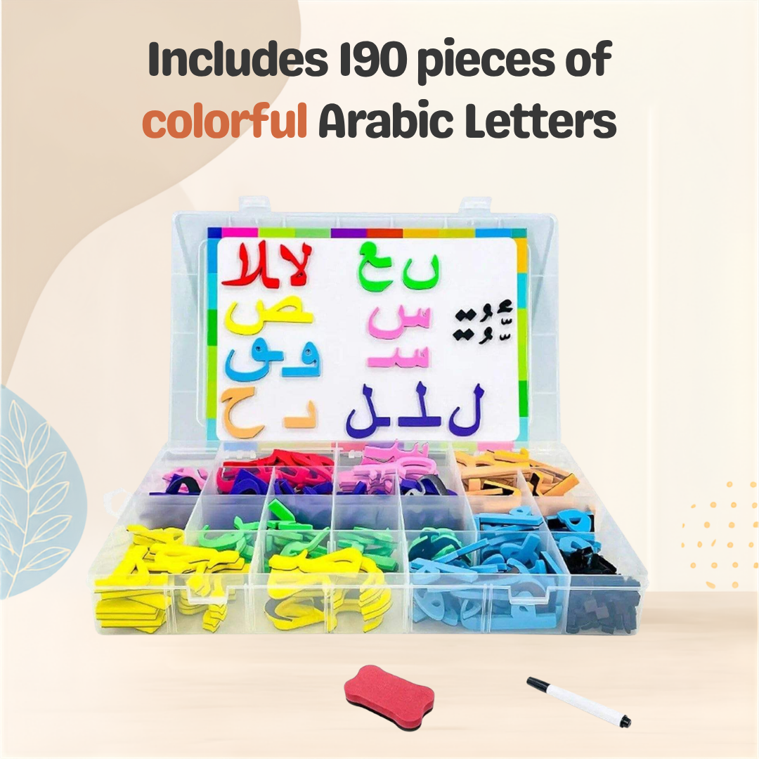 Magnetic Arabic Letters