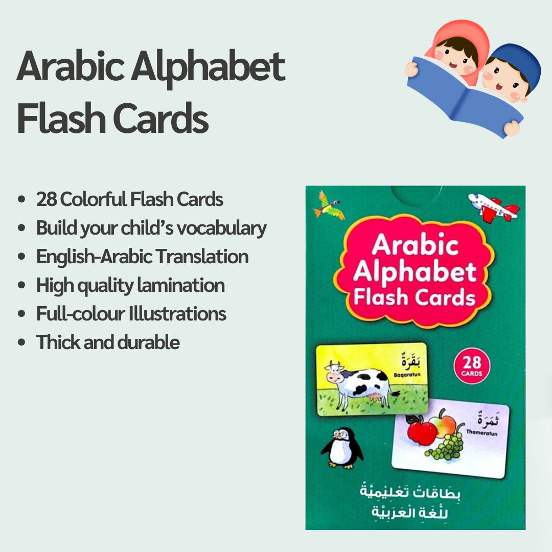 Arabic Alphabet Flash Cards by Goodword