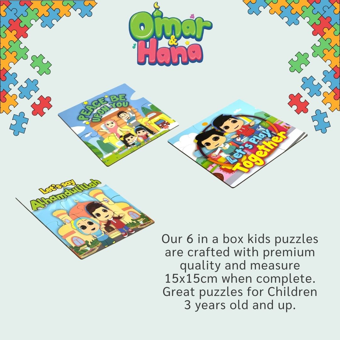 Omar and Hana Puzzle Set