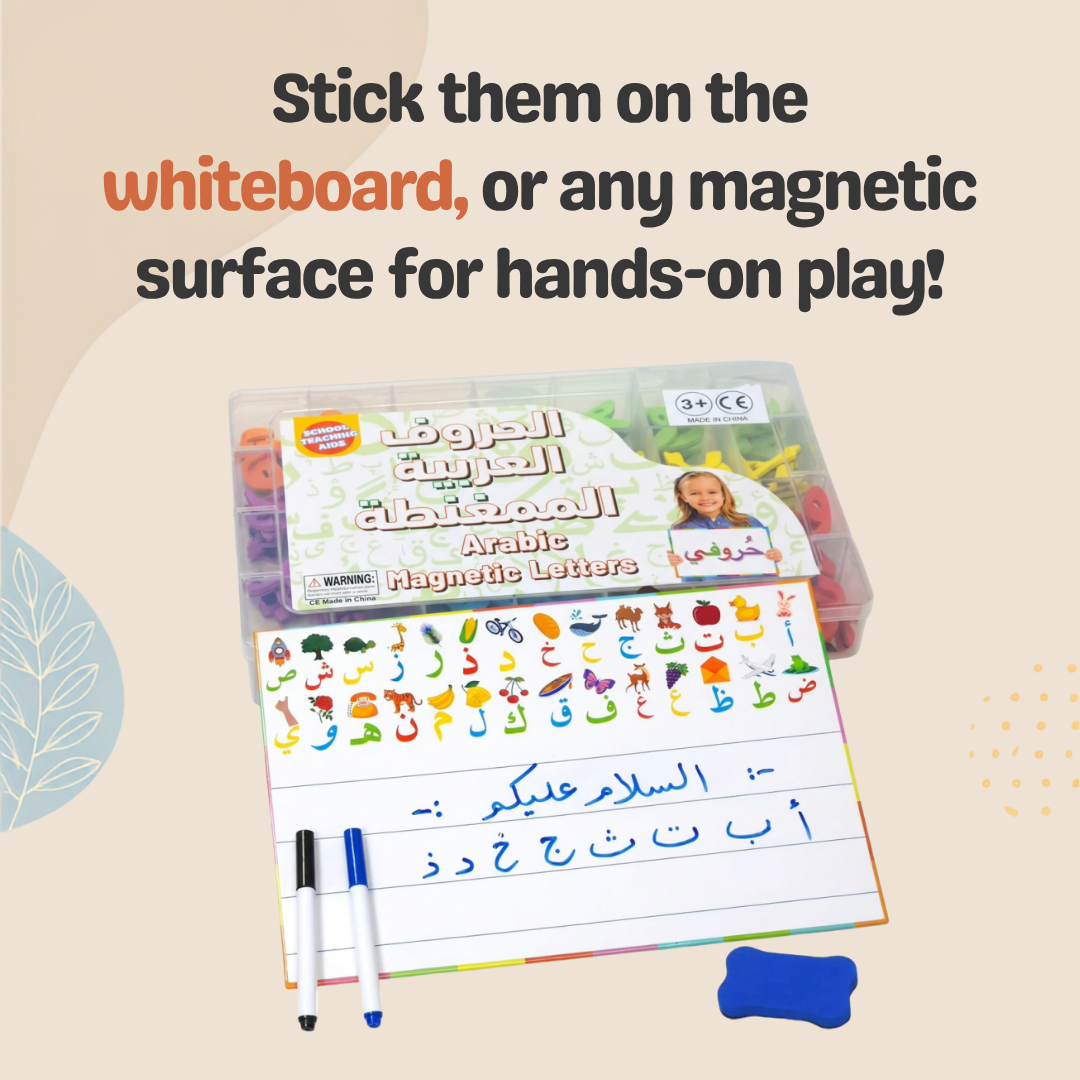 Magnetic Arabic Letters