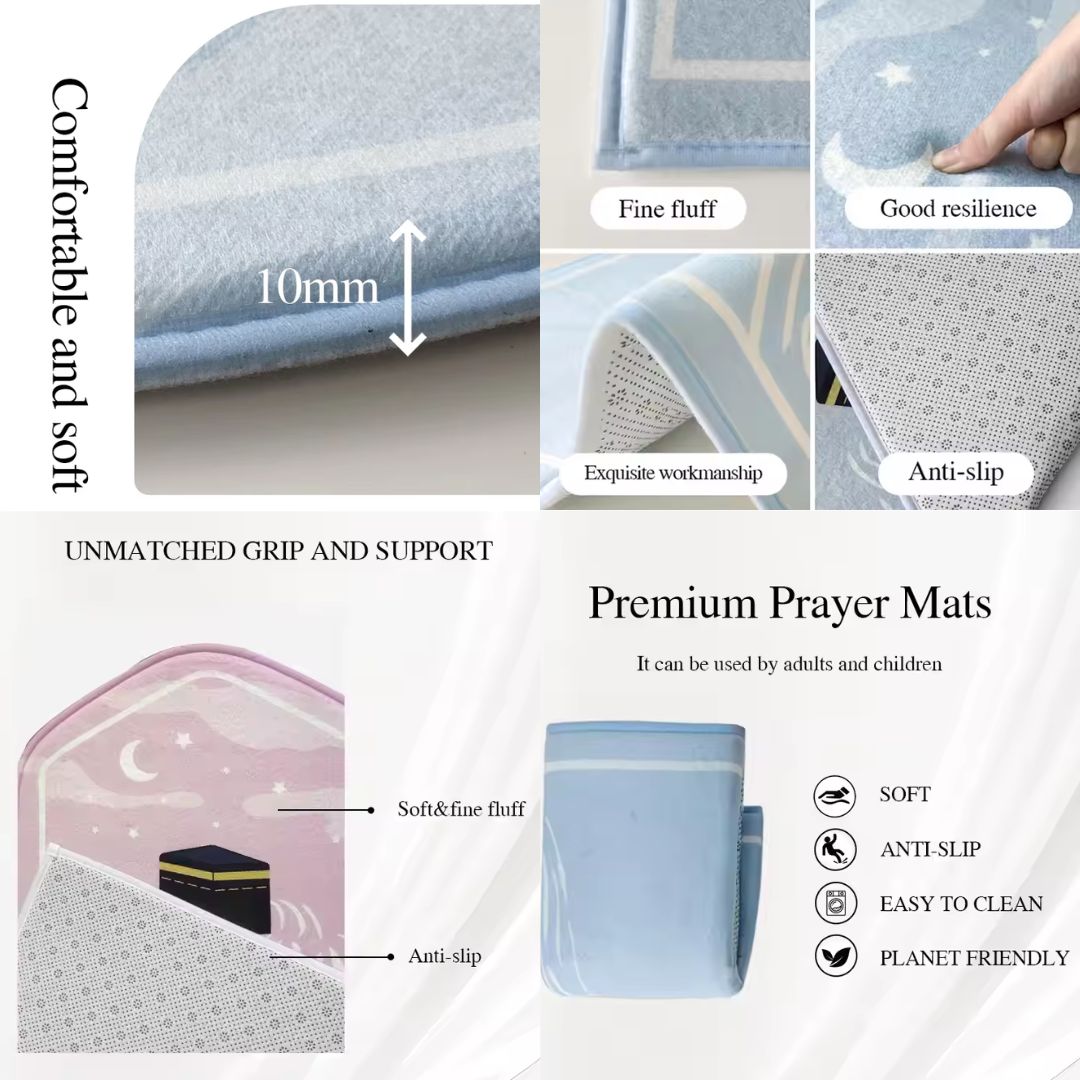 Kids Memory Foam Sejadah (Prayer Mat)