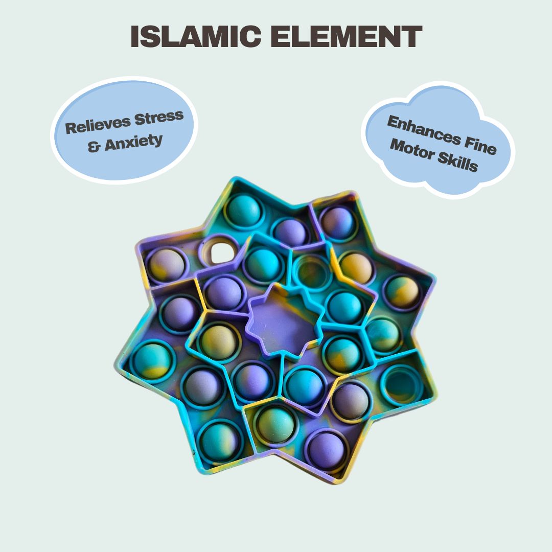 Islamic Pop It Bubble Fidget Toy