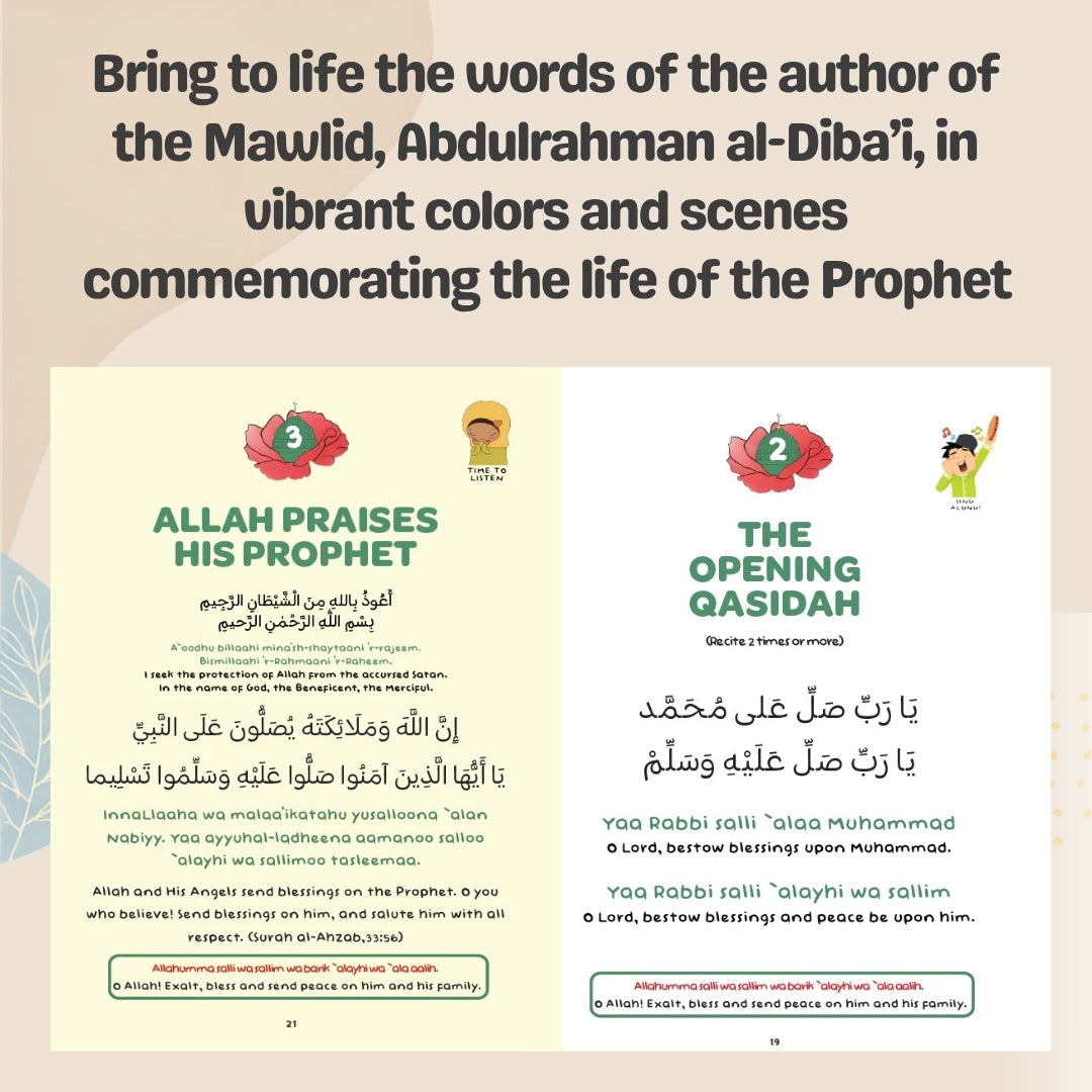 Maulid Diba’ie made easy for kids