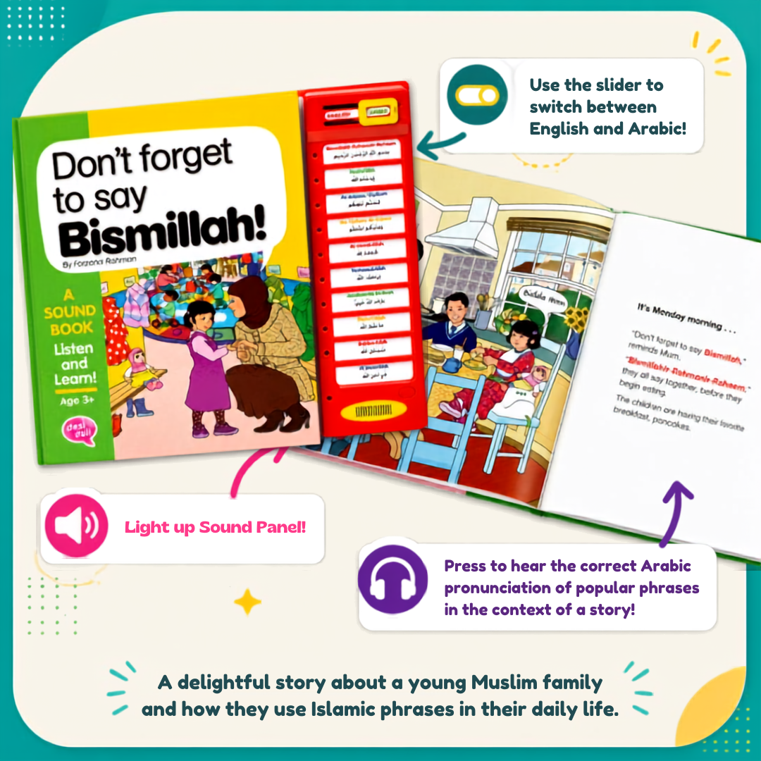 Don't Forget To Say Bismillah Sound Book