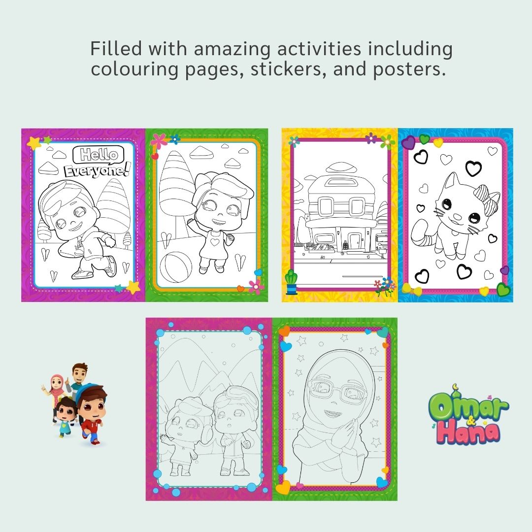 Omar and Hana The Ultimate Colouring Book