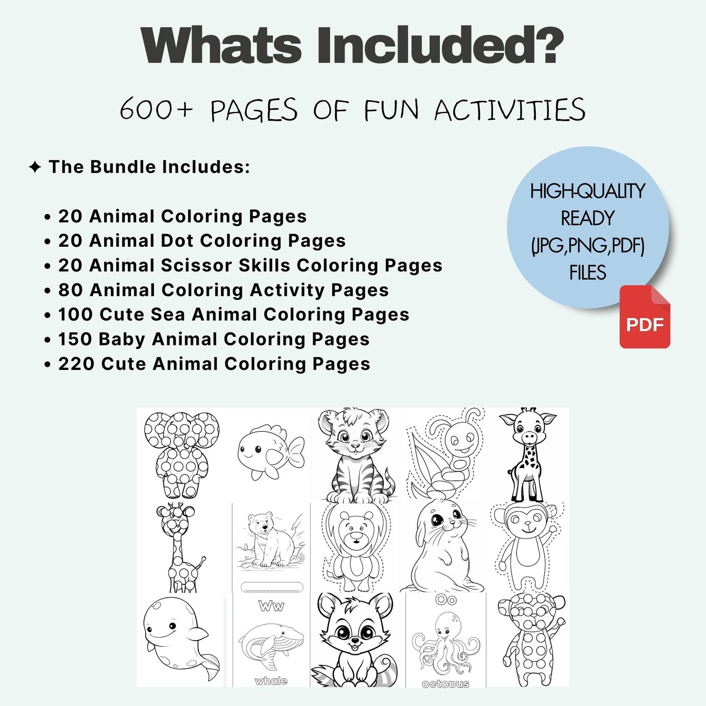 Animal Coloring Pages Printable