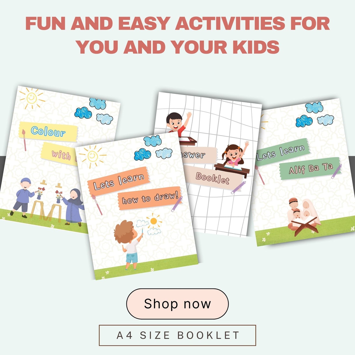 Islamic Kids Activity Book (A4 Size)