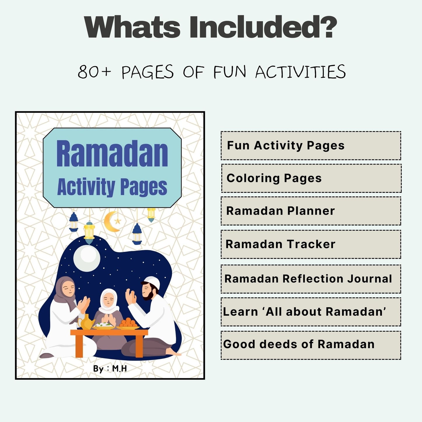 Ramadan Activity Pages Printable