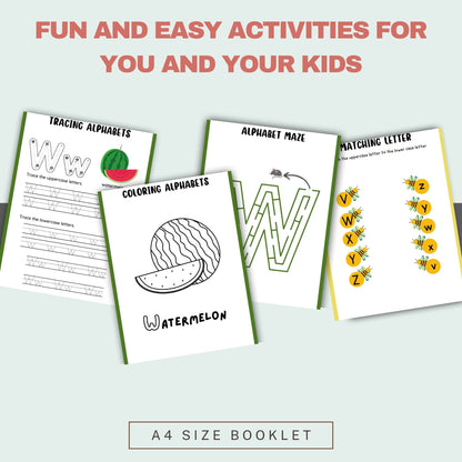 English Alphabet Tracing Book
