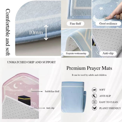 Kids Memory Foam Sejadah (Prayer Mat)