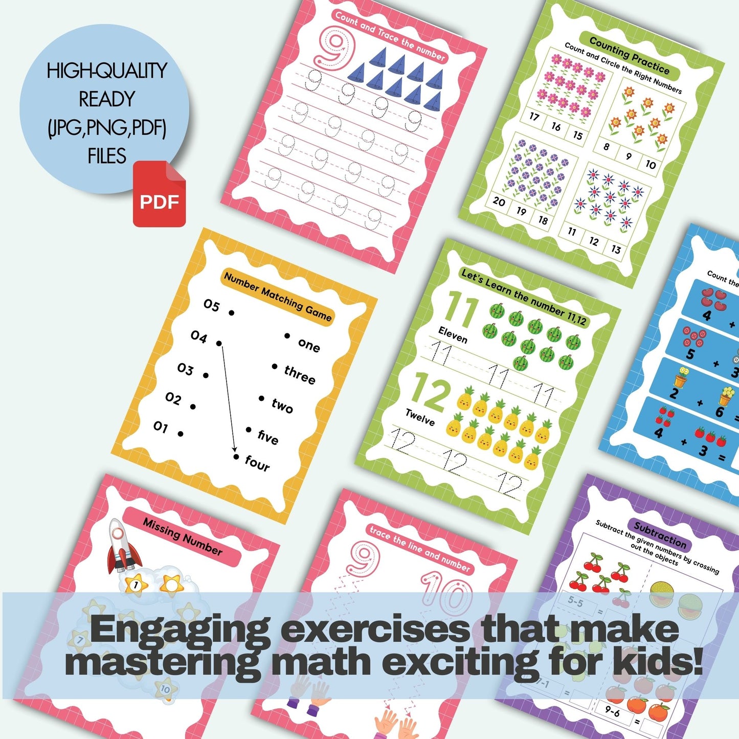 Math Activity Pages Printable