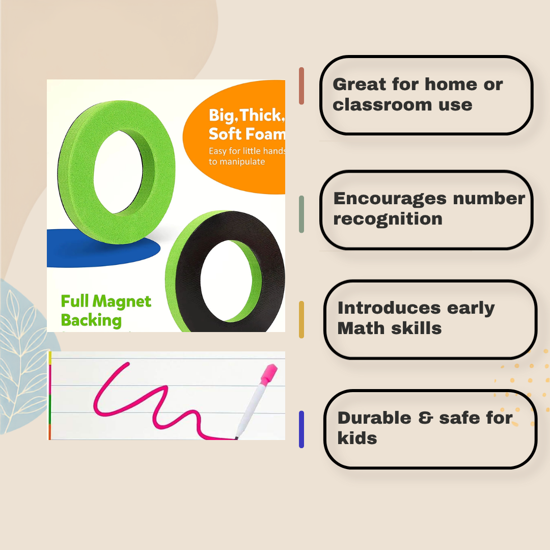 Magnetic Arabic Numbers