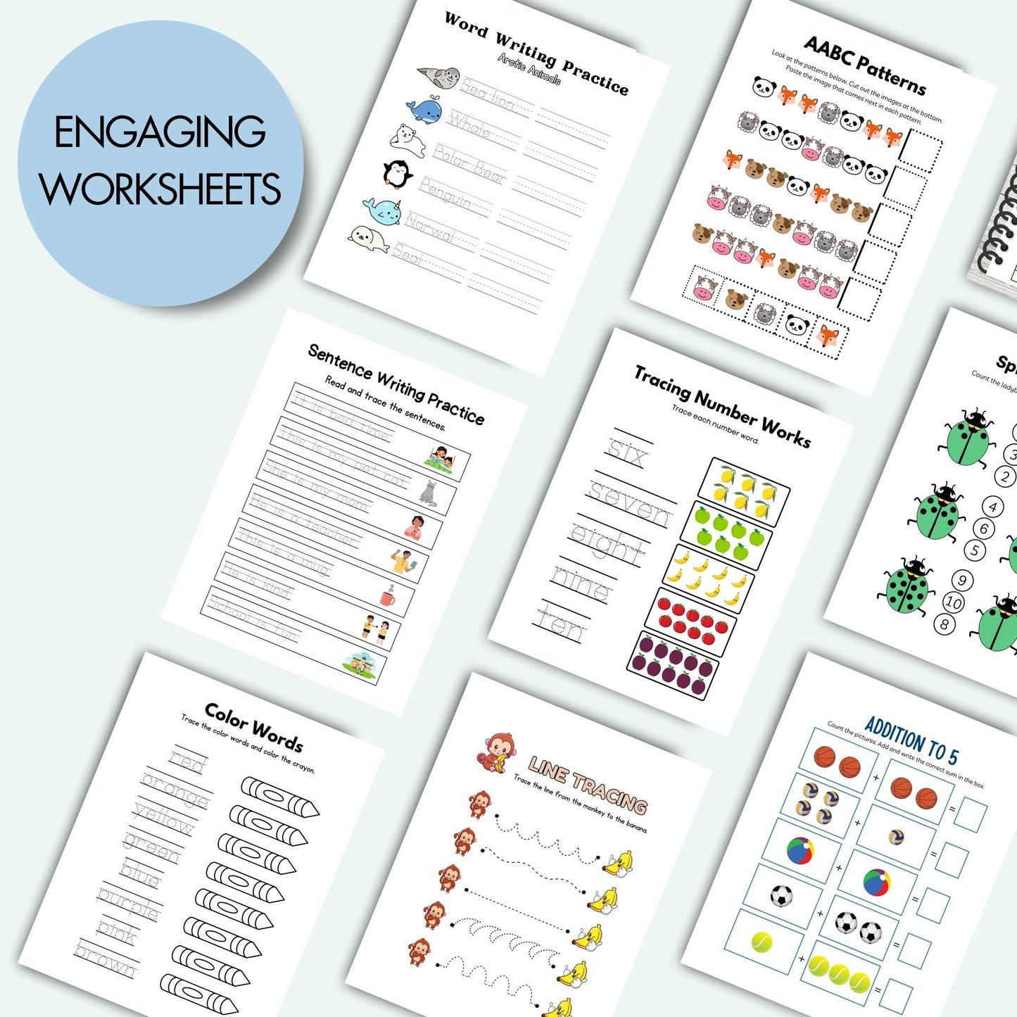 Kids Activity Pages Printable