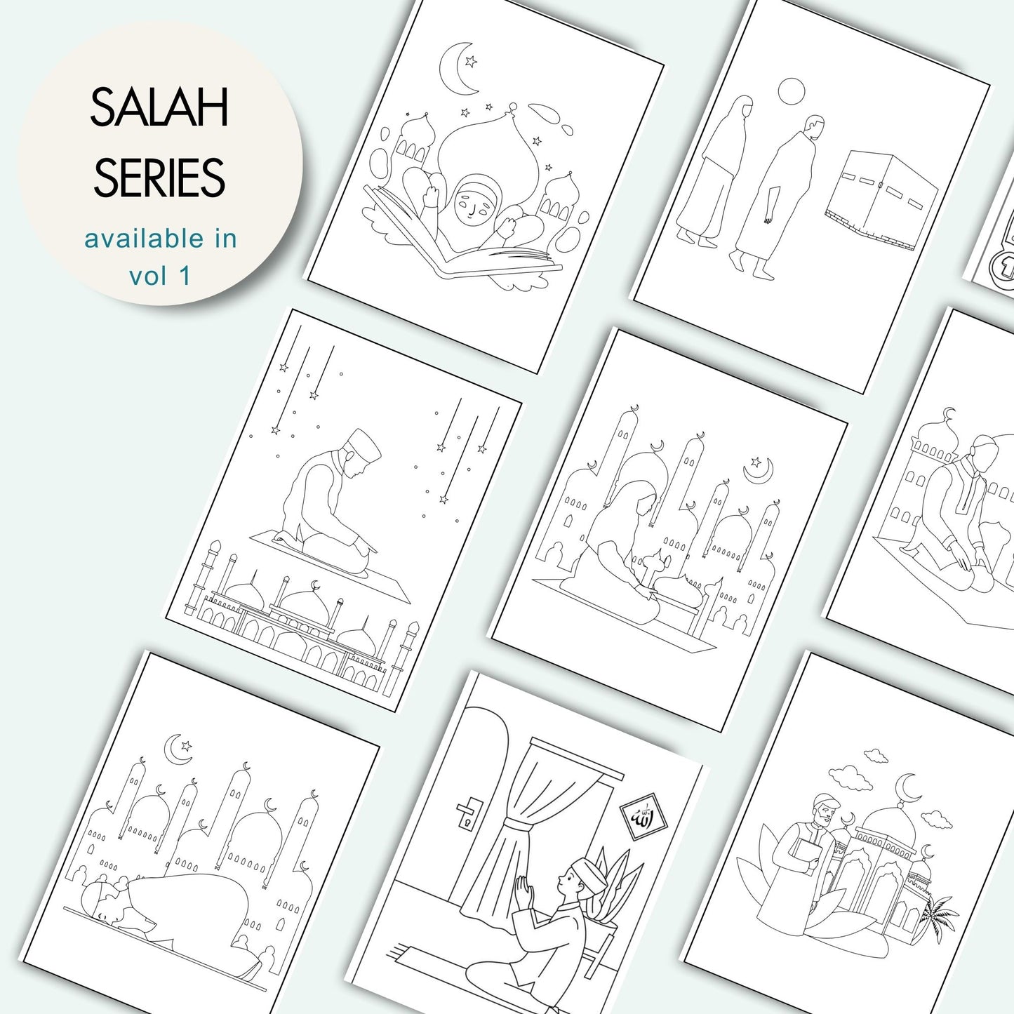 Islamic Kids Coloring Book