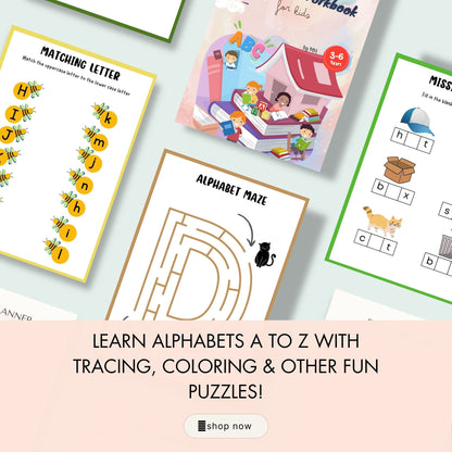 English Alphabet Tracing Book
