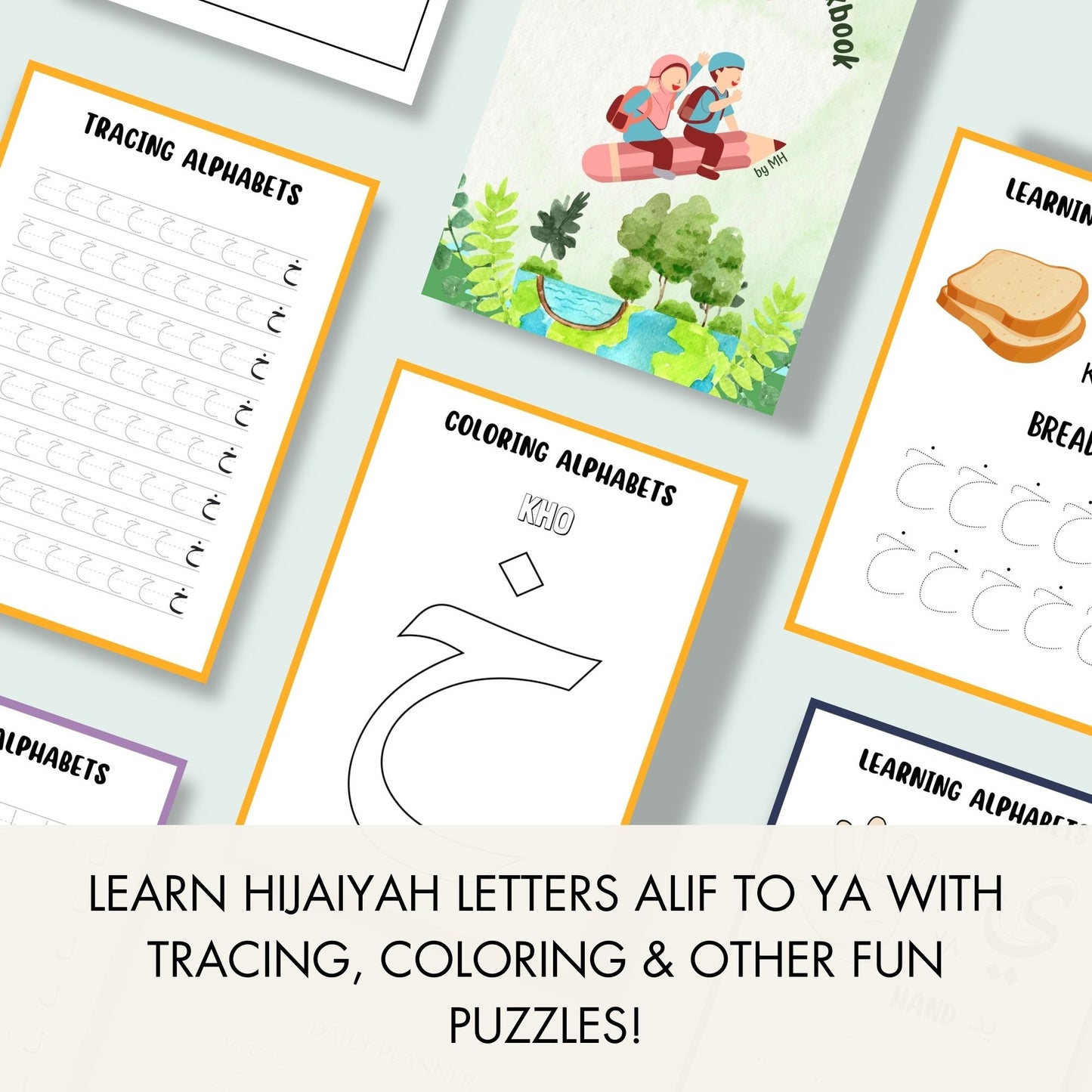 Arabic Alphabet Tracing Book