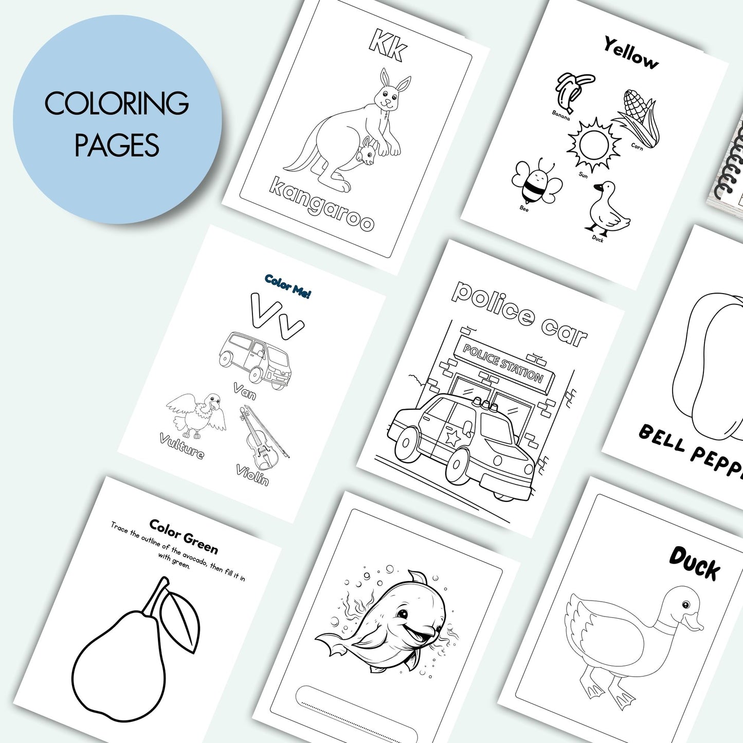 Kids Activity Pages Printable