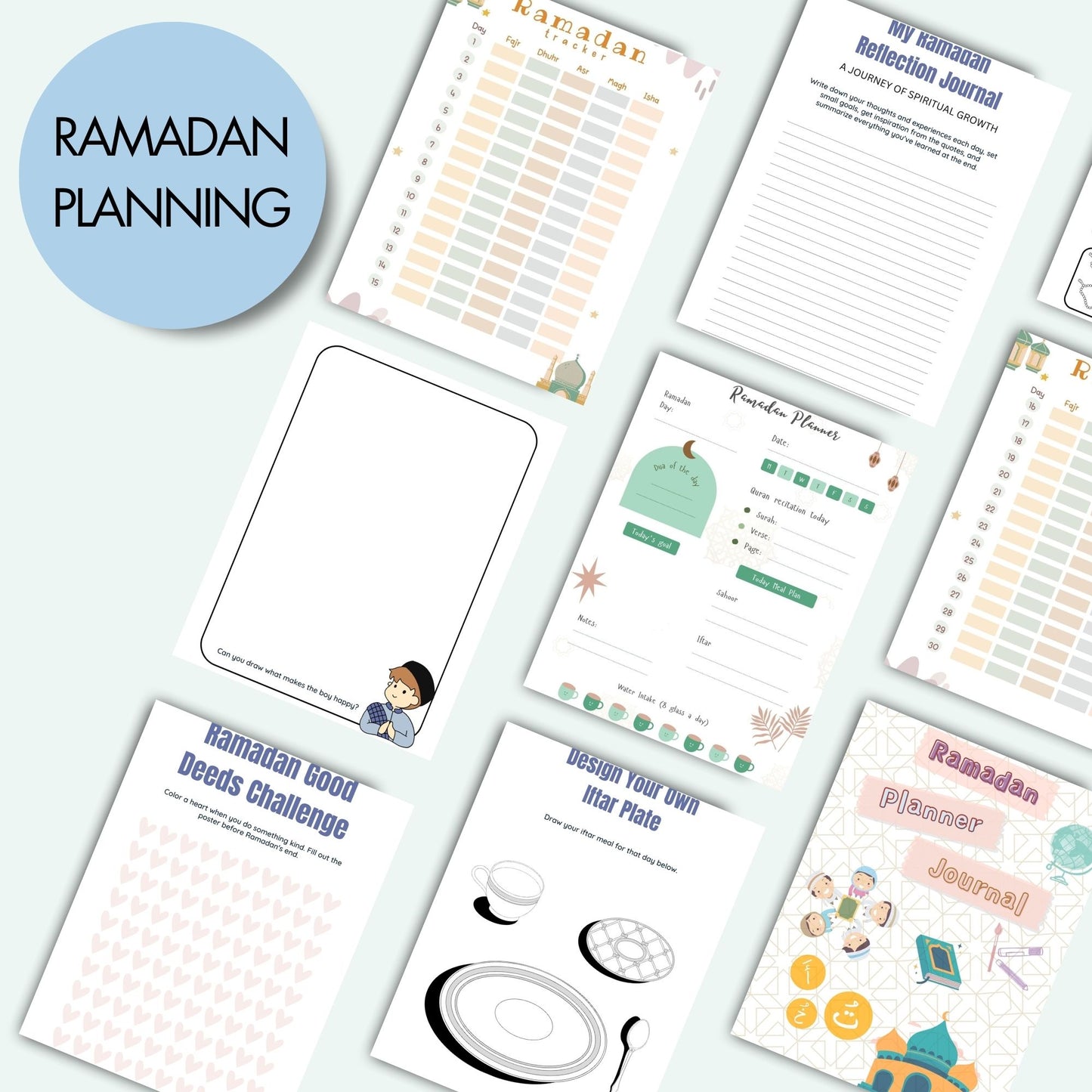 Ramadan Activity Pages Printable