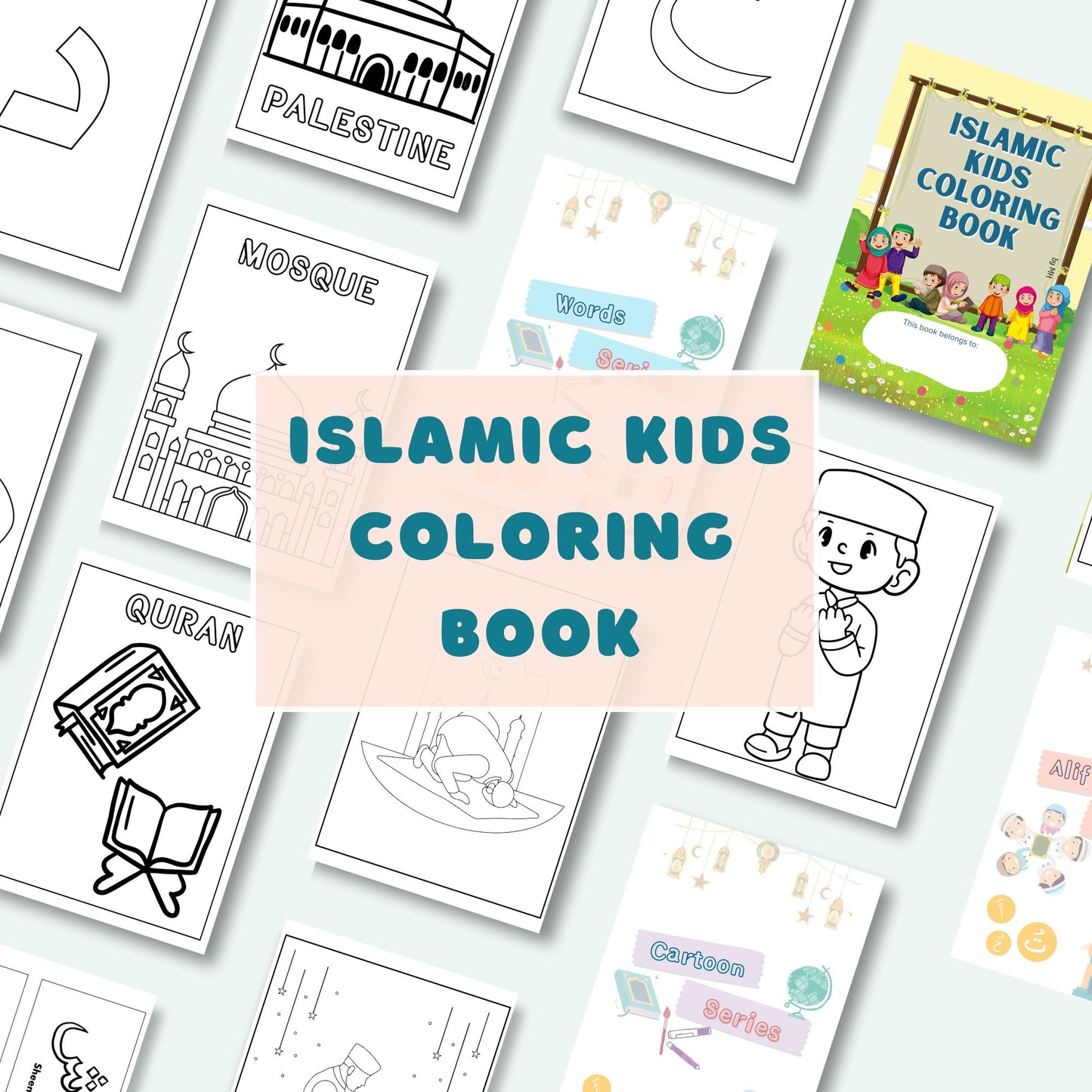 Islamic Kids Coloring Book