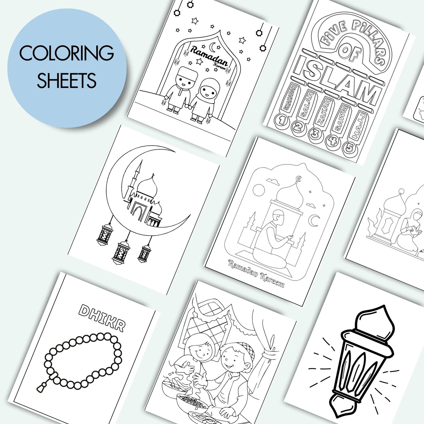 Ramadan Activity Pages Printable